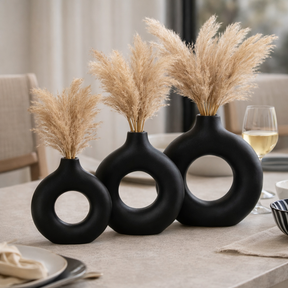 Round Ceramic Vase
