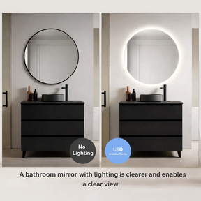 Exclusieve ronde LED-spiegel