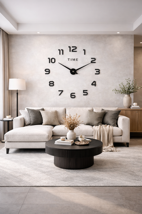 Modern Number Wall Clock