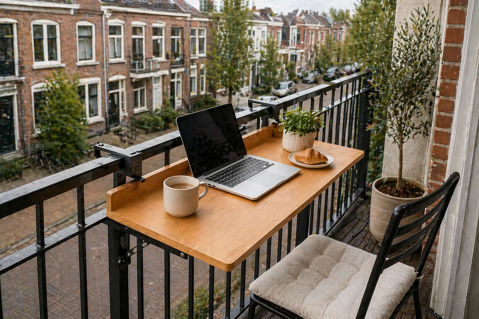 Ophangbareklapbare Balkon Tafel
