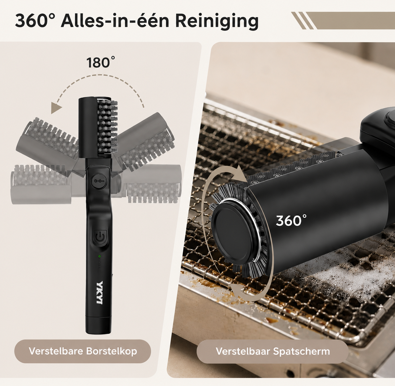 Cozy-Essentials™ I Elektrische Grill Borstel