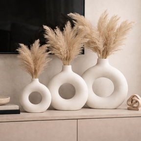 Round Ceramic Vase