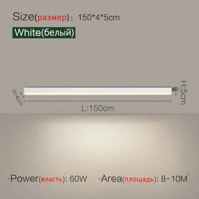 No main light lighting strip linear light minimalist bedroom led lighting background wall ceiling living room ceiling light
