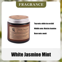 Amber Glass Soy Candle