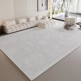 Striped Low-Pile Area Rug