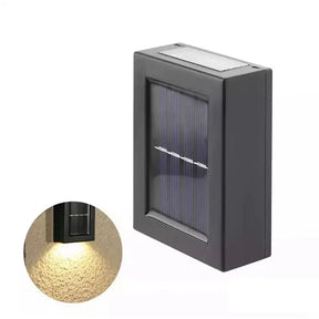Two-Sided Solar Wall Light