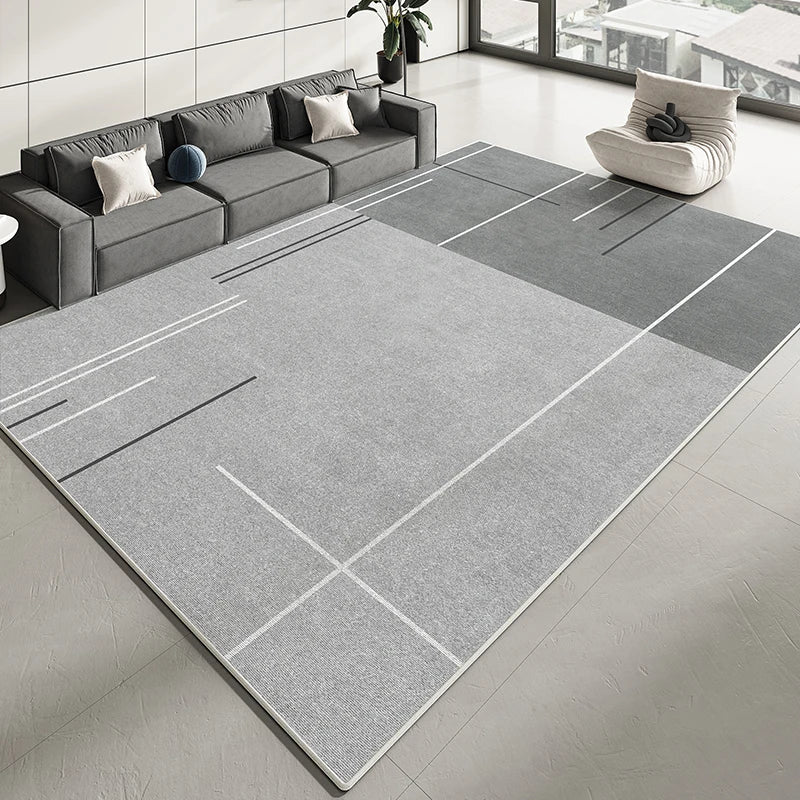 Stain-Resistant Low-Pile Rug