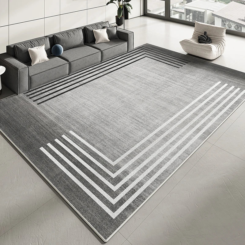 Stain-Resistant Low-Pile Rug