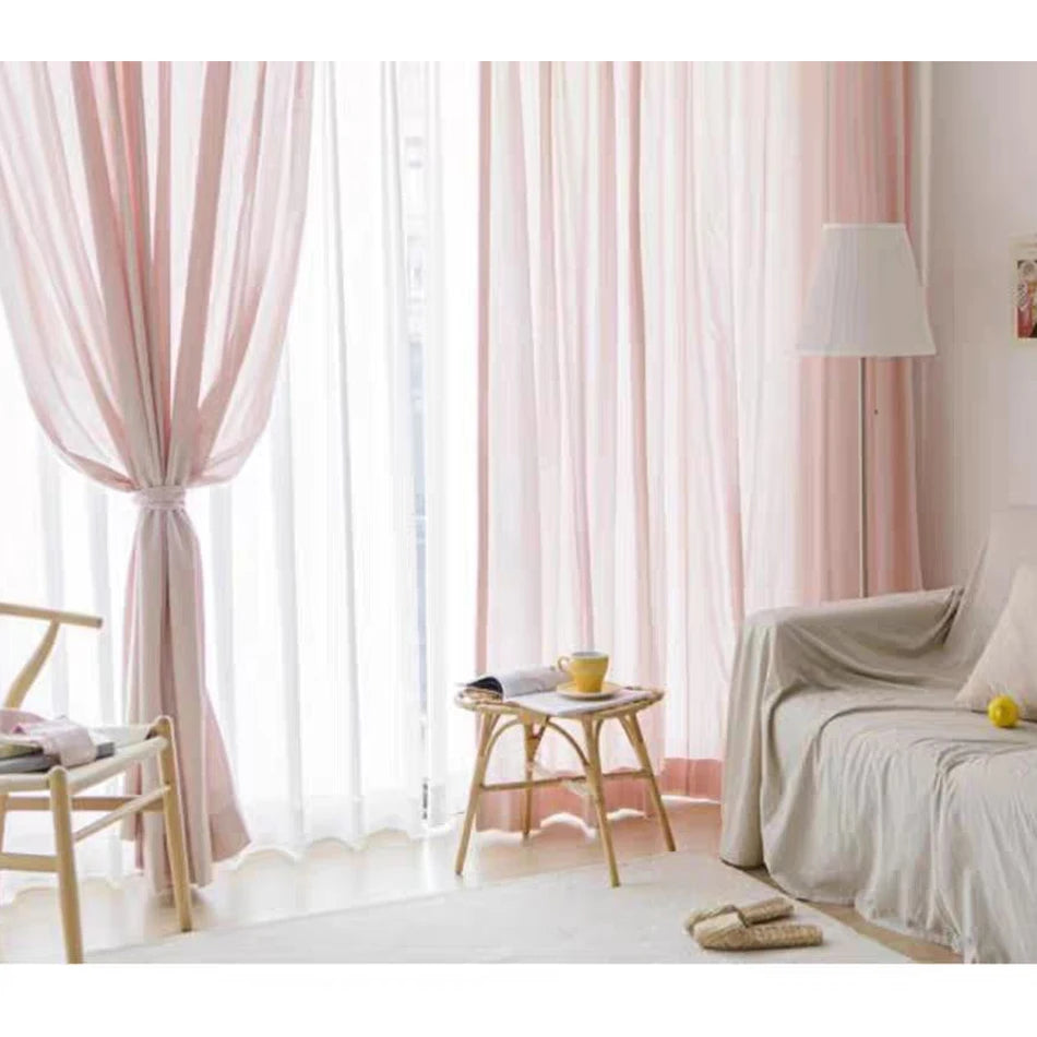 Light Filtering Linen Curtain