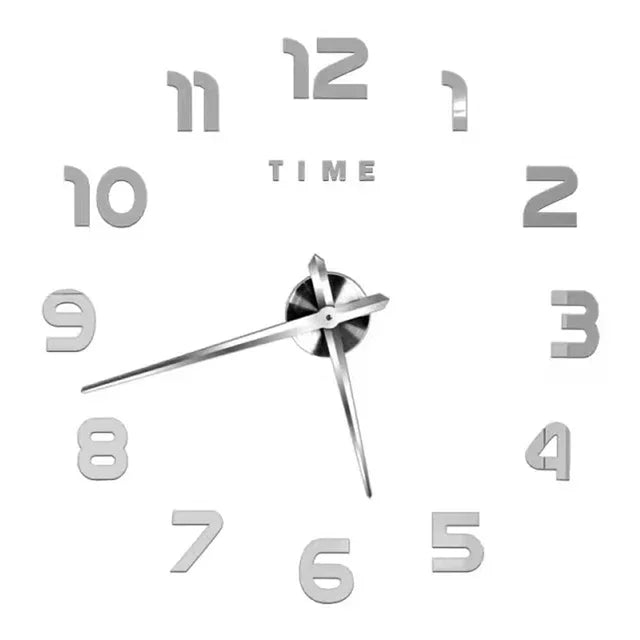 Modern Number Wall Clock