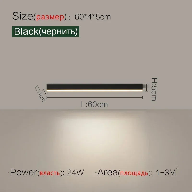 No main light lighting strip linear light minimalist bedroom led lighting background wall ceiling living room ceiling light