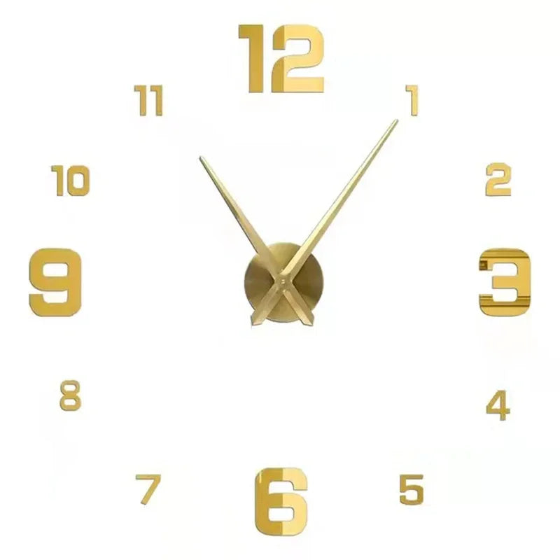 Modern Number Wall Clock