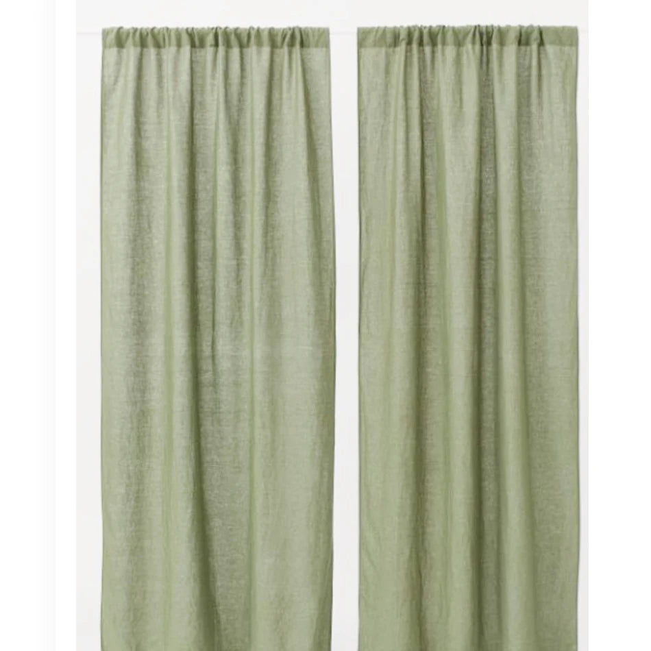 Light Filtering Linen Curtain