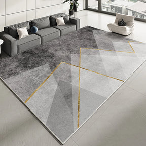 Stain-Resistant Low-Pile Rug