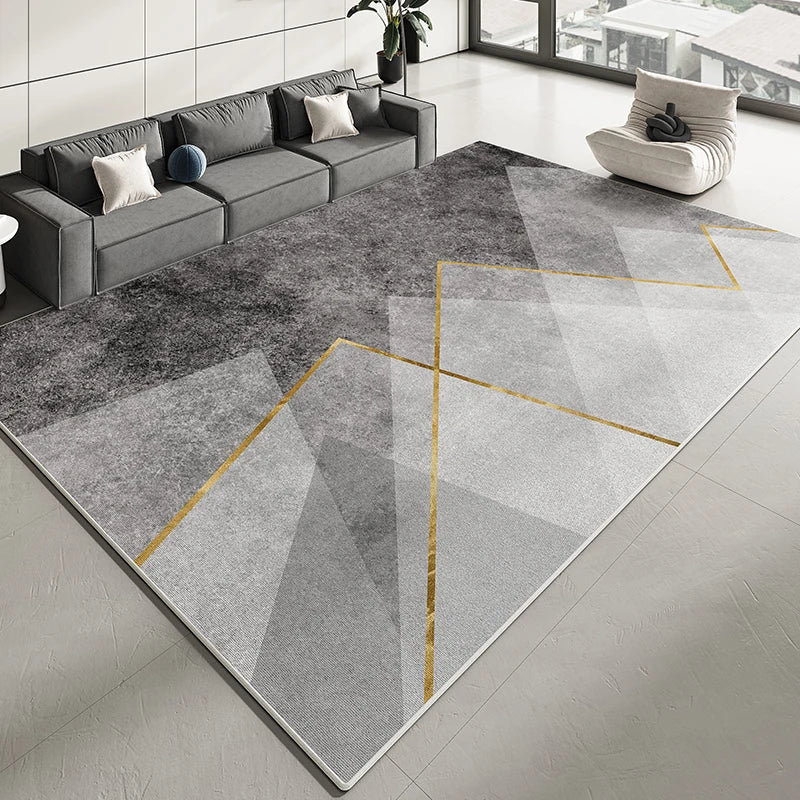 Stain-Resistant Low-Pile Rug