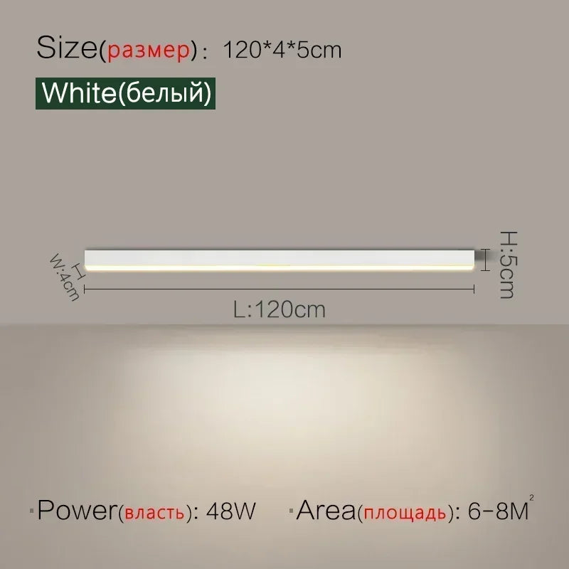 No main light lighting strip linear light minimalist bedroom led lighting background wall ceiling living room ceiling light