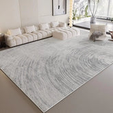 Striped Low-Pile Area Rug