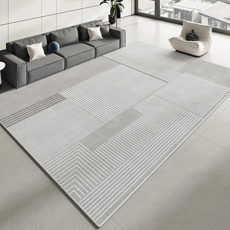Stain-Resistant Low-Pile Rug