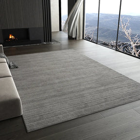 Flatwoven Beige Stripe Rug