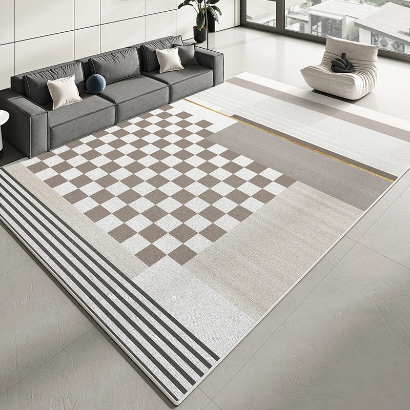 Stain-Resistant Low-Pile Rug