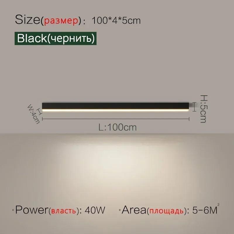 No main light lighting strip linear light minimalist bedroom led lighting background wall ceiling living room ceiling light