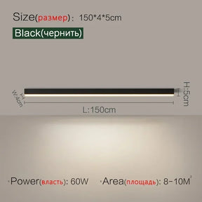 No main light lighting strip linear light minimalist bedroom led lighting background wall ceiling living room ceiling light