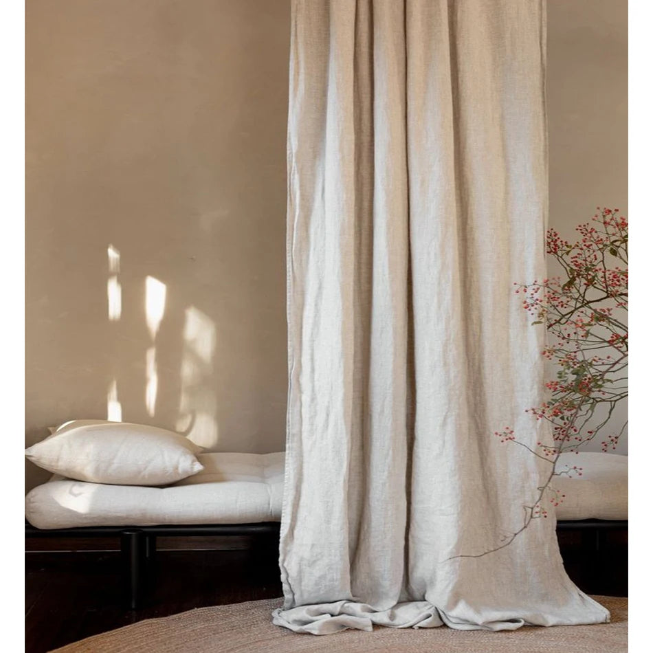 Light Filtering Linen Curtain