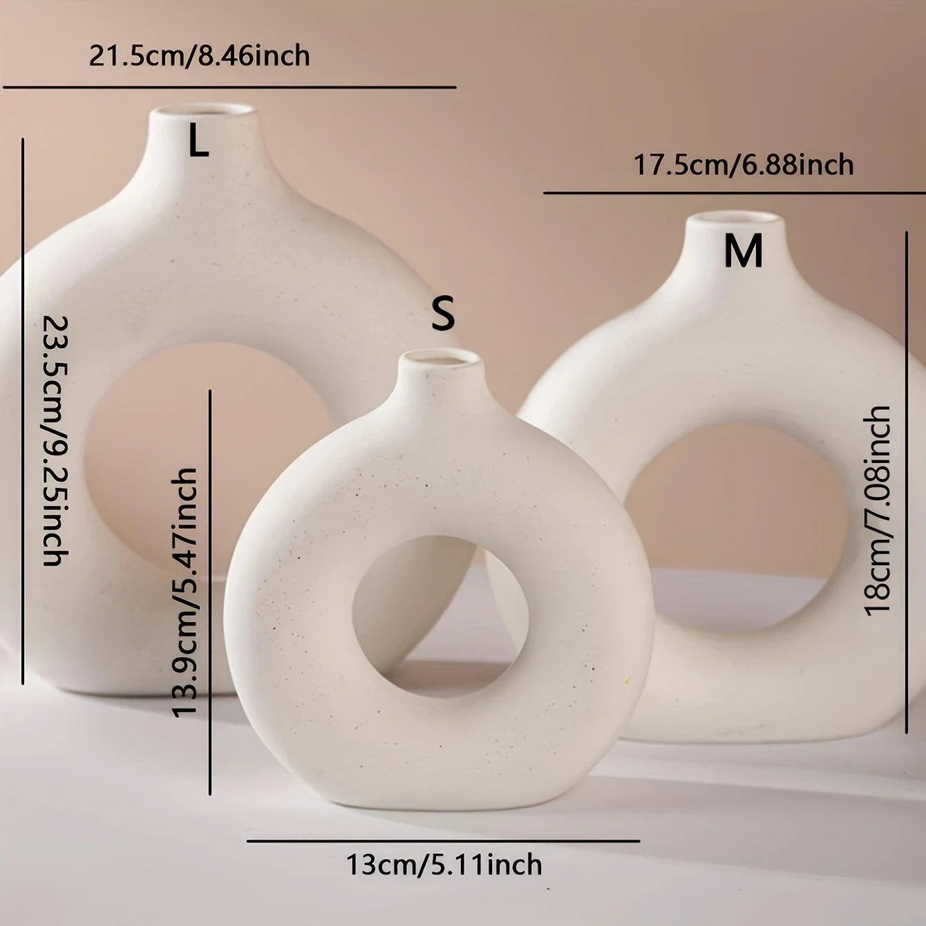 Round Ceramic Vase