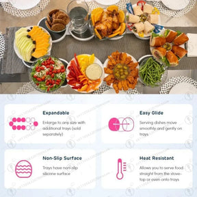 Cozy-Essentials™ | 360° Rotating Dining Table Tray