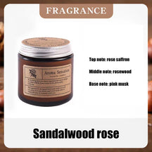 Amber Glass Soy Candle