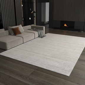 Flatwoven Beige Stripe Rug