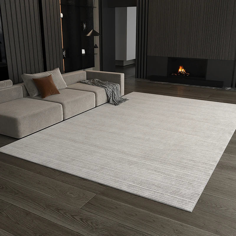 Flatwoven Beige Stripe Rug