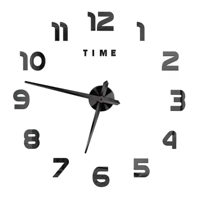 Modern Number Wall Clock