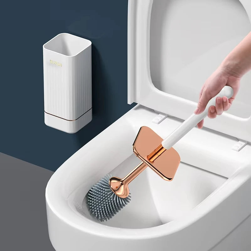 Wall-Mounted Toilet Brush