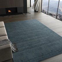 Flatwoven Beige Stripe Rug