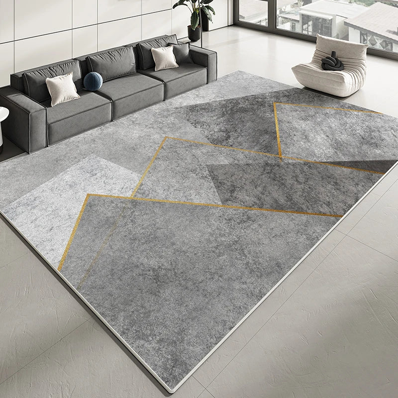 Stain-Resistant Low-Pile Rug