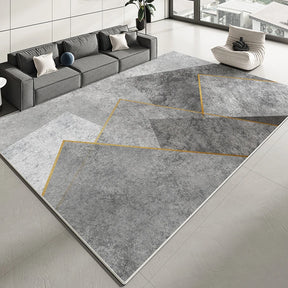 Stain-Resistant Low-Pile Rug