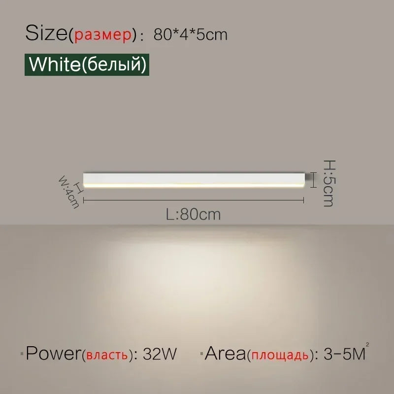 No main light lighting strip linear light minimalist bedroom led lighting background wall ceiling living room ceiling light