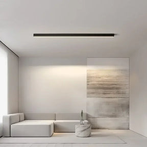 No main light lighting strip linear light minimalist bedroom led lighting background wall ceiling living room ceiling light