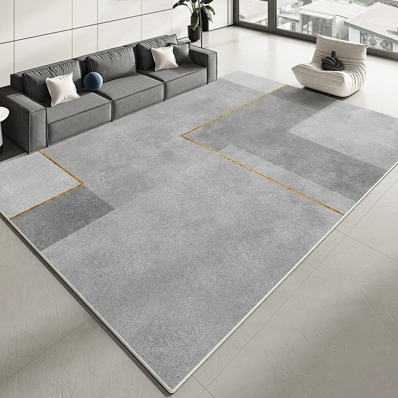 Stain-Resistant Low-Pile Rug