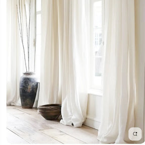Light Filtering Linen Curtain