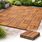Natural Wooden Deck Tiles